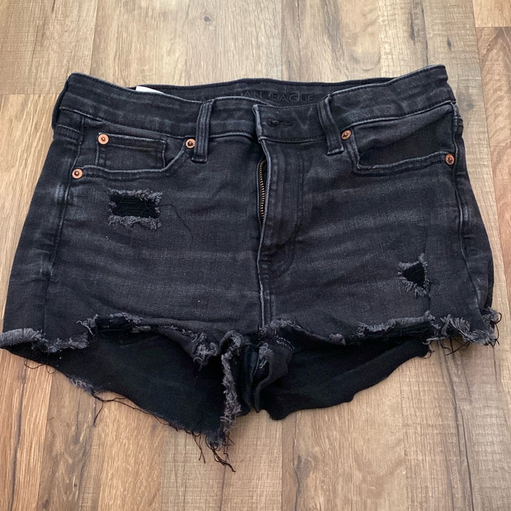 Black American Eagle Shorts